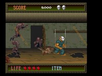 une photo d'Ã©cran de Splatterhouse sur FM TOWNS Marty